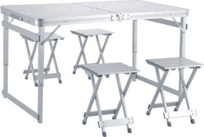 High Quality Portable Picnic Table Outdoor Aluminum Camping Table Collapsible Aluminum Folding Table