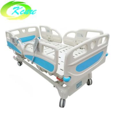 Five Functional Luxurious Cardiac Position Electric CPR ICU Electric Hospital Bed Prices