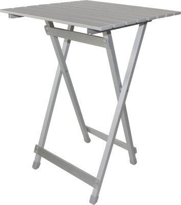 Outdoor Folding Easy BBQ Aluminum Alloy Folding Table Portable Stand Table Horizontal Bar Round Tube Picnic Table