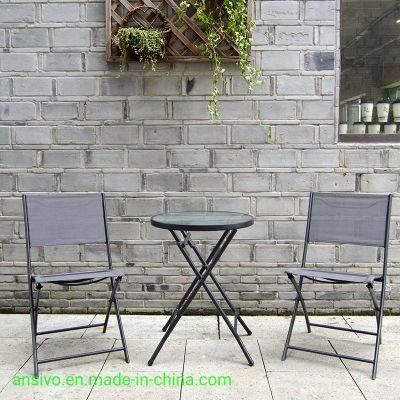 Outdoor Folding Portable Tables and Chairs Export Courtyard Chairs Home Iron Stools Summer Cool Chairs