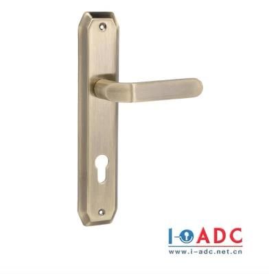 with Aluminum Handle and Base Door Handle on Plate Lever Handle Lock