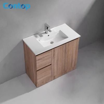 Factory Wholesale Price Modern Design Sanitary Ware Set Bathroom Wooden Furniture Cabinets Vanity