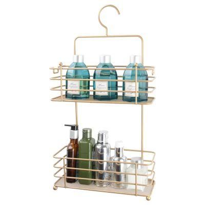 Iron Wire Hanging Shower Caddy Basket Organizer