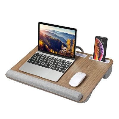 100% Bamboo Laptop Stand High Density Foam Cushion Desk
