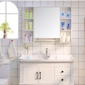 Customized New Style PVC Bathroom Vanity with Mirror Cabinet