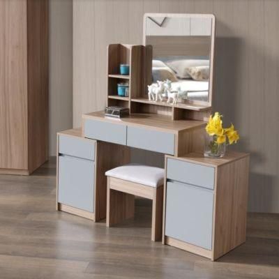 Luxury Home Furniture Bedroom Set Three Drawers Dresser with Chair