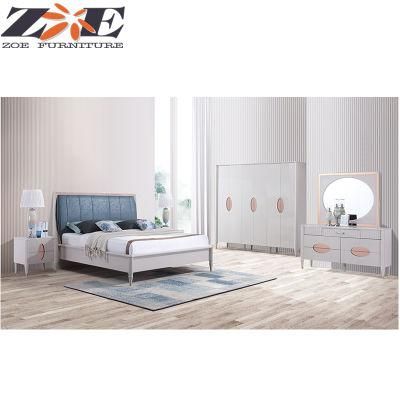 Modern Latest Home Furniture MDF Double Bed Design