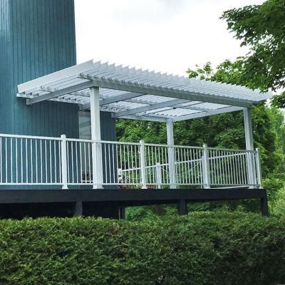 European Style Simple Pavilion Aluminum Alloy Villa Courtyard Flat Roof Pavilion