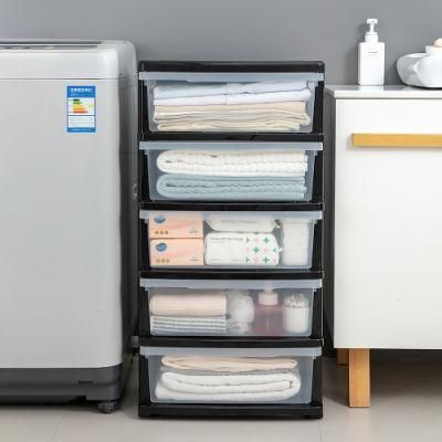 34t44 Plastic Drawer Organizer Clothes Storage Cabinet European Style Plastic Drawer Storage Cabinet for Sundries