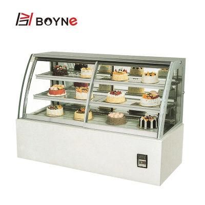 Commercial European Type Three Layer Cake Display Cabinet Auto-Defog Chiller