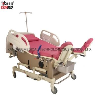 Optional Color Gynecology Operating Medical Equipment Birthing Delivery Bed with Guard Rail