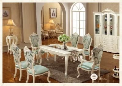 European Palatial Style Wooden Home Dining Room Furniture