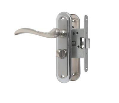 Contemporary Alloy Door Plate Lock Handle Door Lock Handle for House Construction