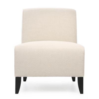 White Linen Leisure Hotel Room Desk Chair for Bedroom Furniture