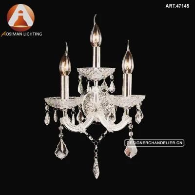 Glass Arms 3 Lights Chandeliers Luxury Sconce