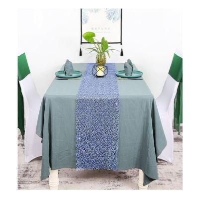 European Style About Table Flag Small Fresh Table Flag Home Cloth Tea Flag Embroidered Sequins
