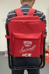 Customized Logo Ice Bag Chair for Picnic Backpack Bag