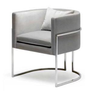 Modern Design Fabric Metal Frame Sofa Chair with Low Price