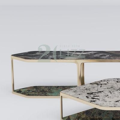 Unique Shape Design Modern Special Style Home Furniture Decorative Living Room Rectangle Coffee Table