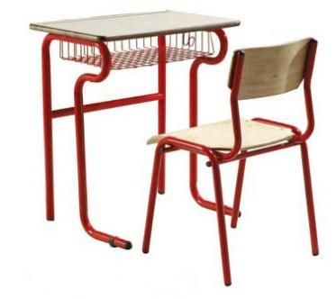 Primary School Classroom Student Double Desk and Chair