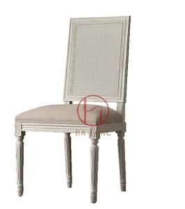 Hot Sale and Durable French Style Retro Square High Back High Heel Shoe Chair Furniture