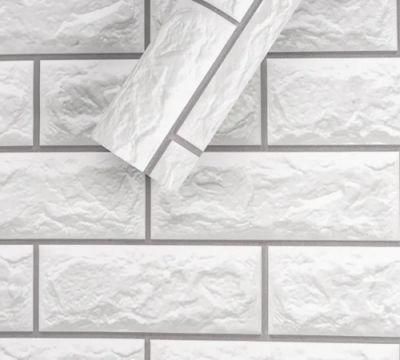 European Style Wall Papers 3D PVC Wallpaper Papier Peint Wholesale Home Decoration Brick Pattern Vinyl Panels