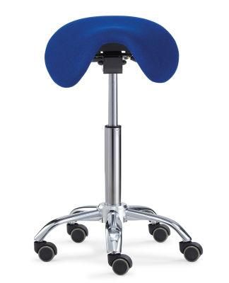 Adjustable Rolling Dental Hair Beauty Salon Ergonomic Saddle Chair