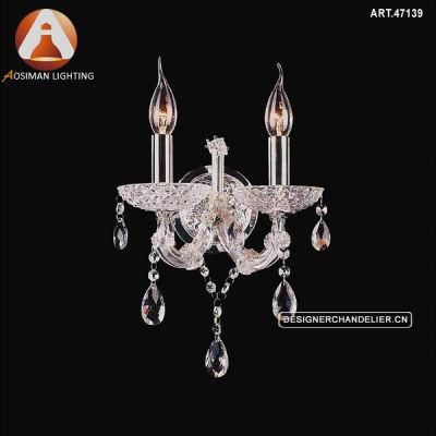 Maria Theresa Crystal White Sconce