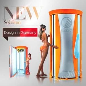 European Style Stand up Solarium with Video Display Widely Applied for Fitness Club