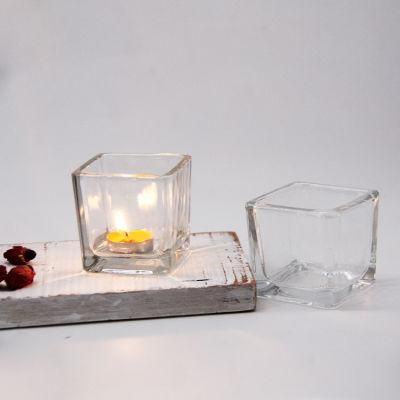 Promotional Various Sizes Empty Glass Candle Holders for Candle Making