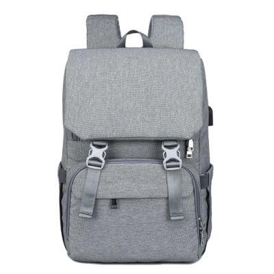 3-1 Portable Diaper Bag Backpack with USB Travel Expandable Baby Bed Nappy Bags for Mommy