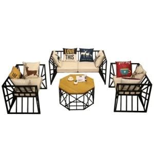 American Style Loft Club Pub Sofa Set with Table