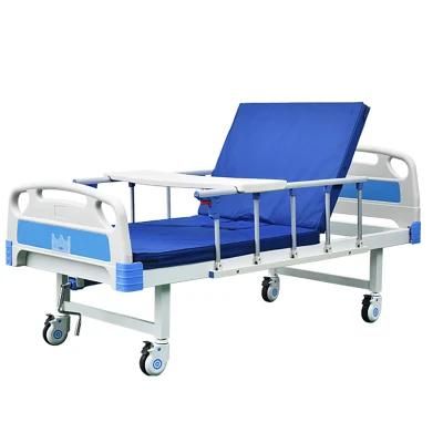 Loading Bearing 250kg Banded Bed Board One Crank Function Hospital Bed