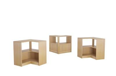 Classic Fashionable Kindergarten Cabinets Wooden Kids Corner Unit Furniture