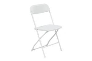 Coleman Deluxe Folding Chair-Pure White-Both Outdoor and Indoor