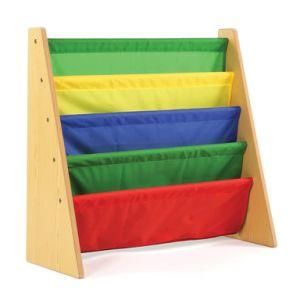 Kids Bookcase Furniture Living Room Furniture with Nylon Fabric Carrier