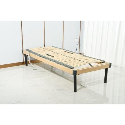 Hot Sell European Style All Birch Wood Slat Electric Adjustable Bed
