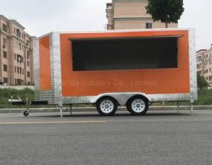 2019 China Innovation New Outdoor Food Van Truck Mobile Shopping Food Cart for Ice Cream.