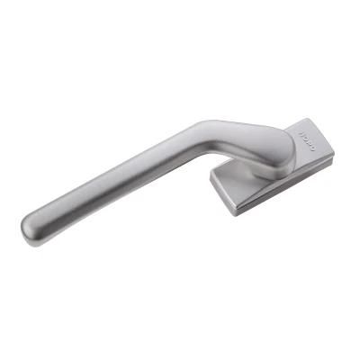 Silver Aluminum Alloy Square Spindle Handle for Double-Sashes Window