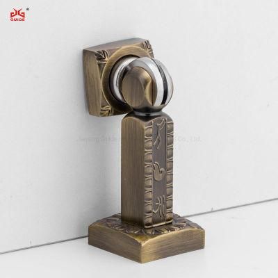 Guide European Style Door Stoppers Magnetic Catch Door Stopper Stainless Steel Zinc Alloy