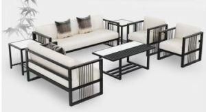 Modern Fabric Metal Frame Office Furniture Sofa Set
