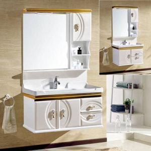 Simple and Fashion PVC Bathroom Vanity with Mirror