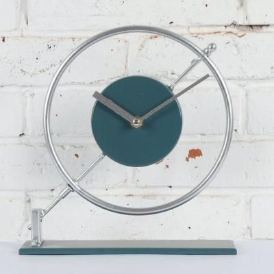 Modern Style Iron Table Clock for Living Room, Simple Desk Clock, Metal Table Clock, Kids Table Clock, Mantel Clock