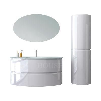 Luxury European Cabinets Bathroom Oval Mirror with Cabinet Bathroom Vanity