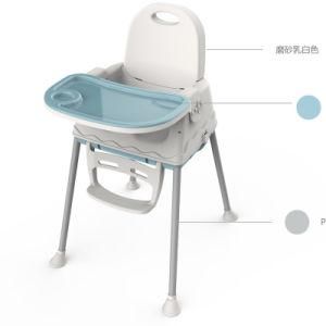 Certificated Plastic Baby Diner Chair/High Chair / Rotary Wheels Feeding Chair