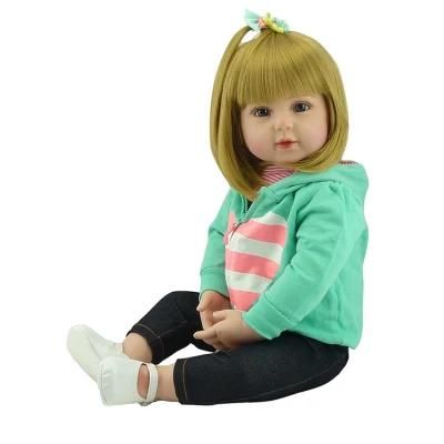 Bebe Reborn Doll 48cm Baby Girl Dolls Soft Silicone Boneca Reborn Brinquedos Bonecas Children&prime;s Day Gifts Toys Bed Time Plamates