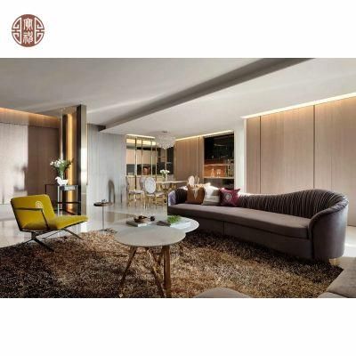 Italian Sofa Luxury Sofa Combination Living Room Furniture European Stainless Steel Sofa Dining Chair