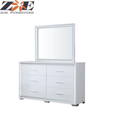 Global Hot Selling Bedroom Mirrored Dressing Table with Mirror