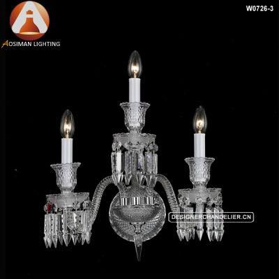 Baccarat Crystal Wall Lamp Sconce