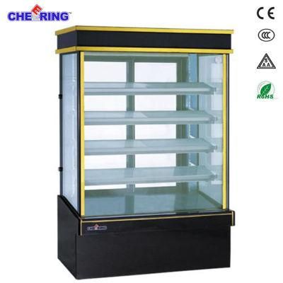 Factory Price Four Layers Cold Cake Refrigerated Showcase Glass Bakery Display Cake Showcase